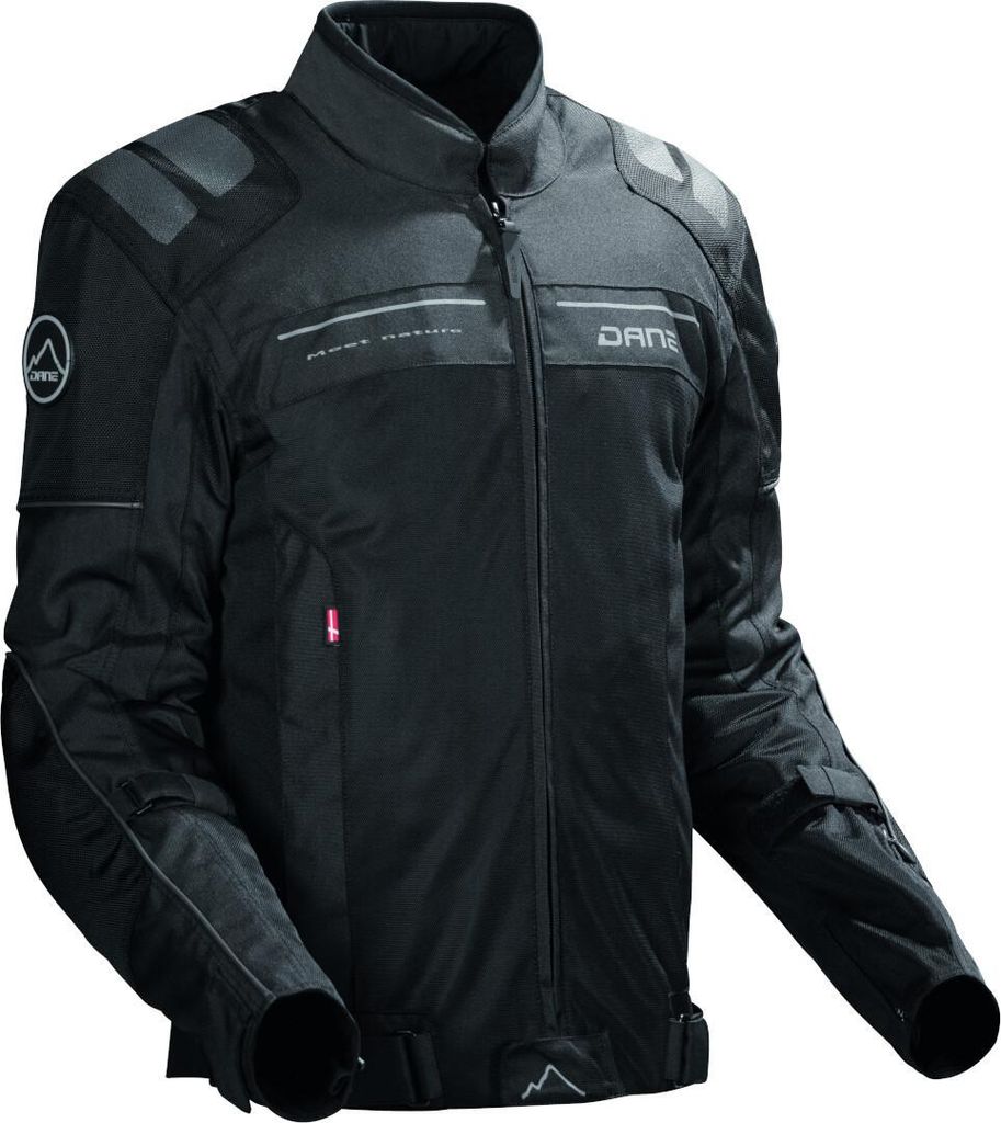 DANE Solrig Motorrad Textiljacke, schwarz, 50