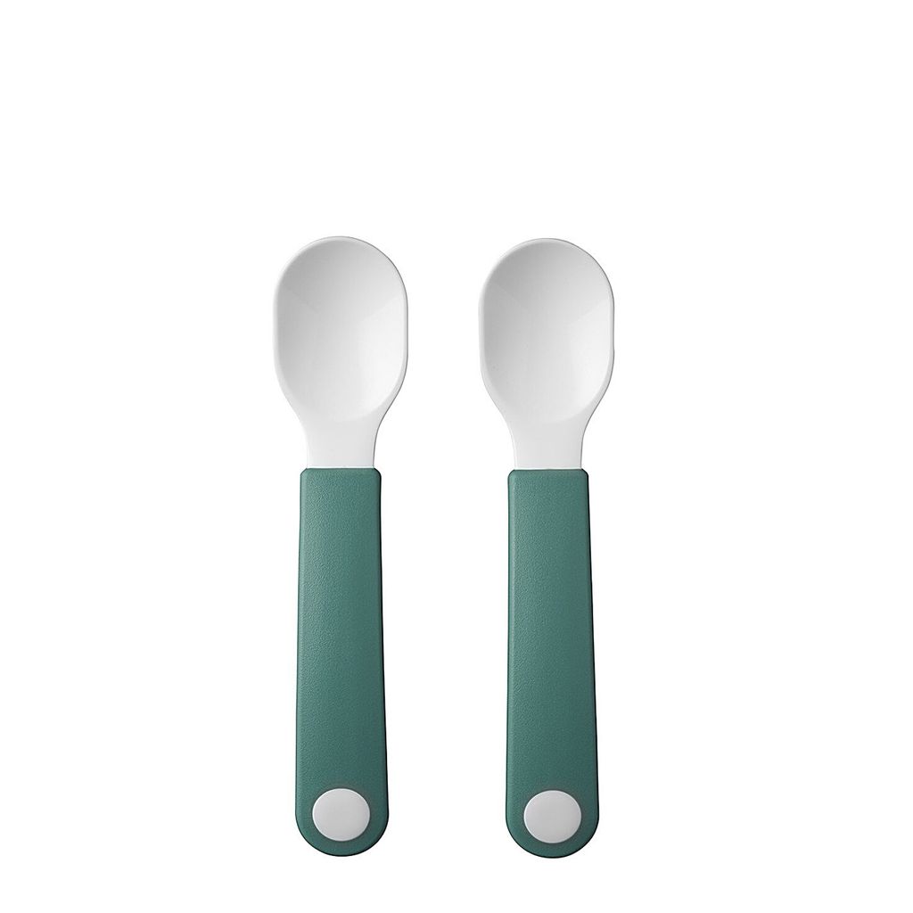Set Lernlöffel Mepal Mio 2 Stück - Deep turquoise