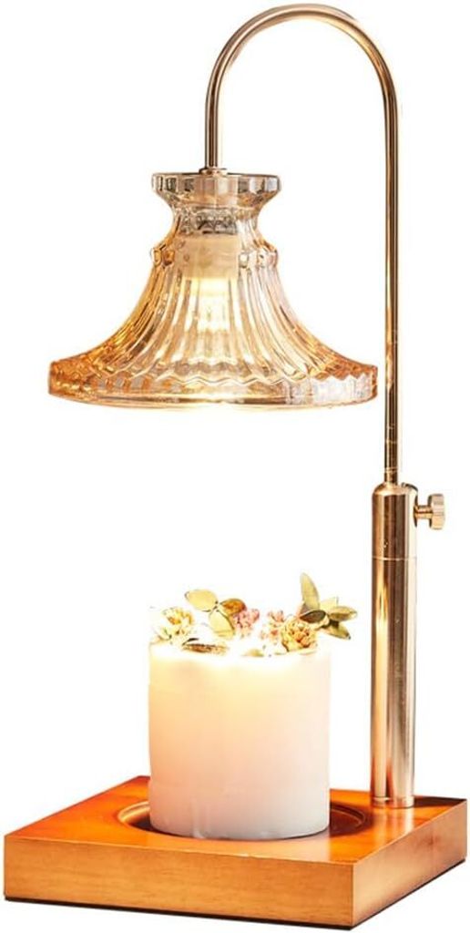 Kerzenwärmerlampe, dimmbarer Wachsschmelzbrenner, Ölbrenner, Wachsschmelzerwärmer, Kerzenwärmerlampe, Schmelzwärmer mit Glühbirne für Spa, A...