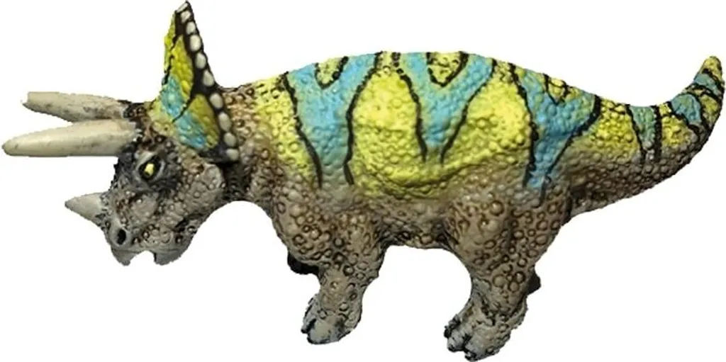 Figurine Bullyland Mini Triceratops - Dinosaure Réaliste Peint à la Main