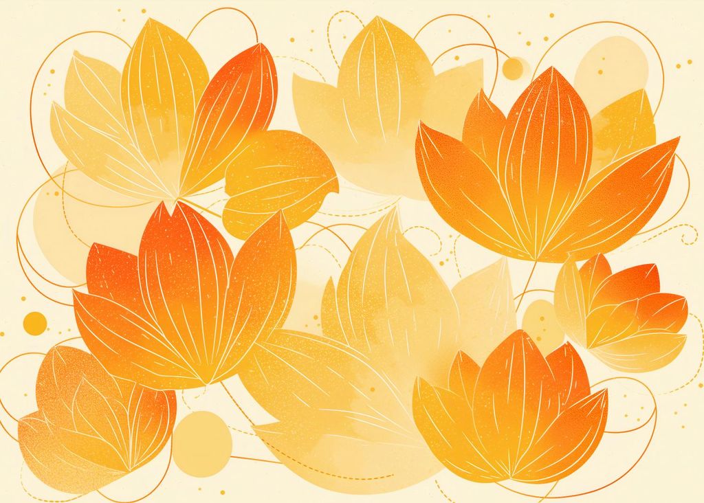 Plakat 35x25cm Herbstvisualisierung