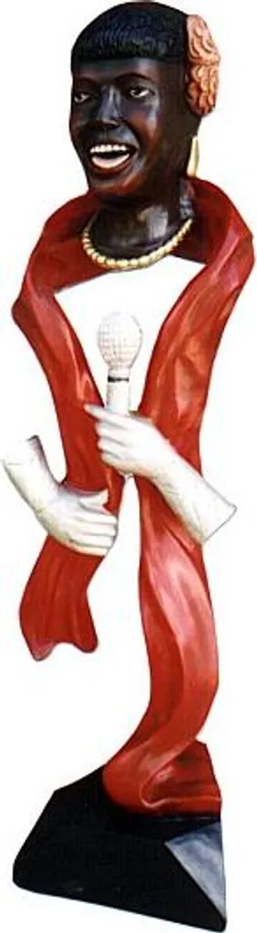 Statue décorative multicolore en résine plastique pour salon chic
