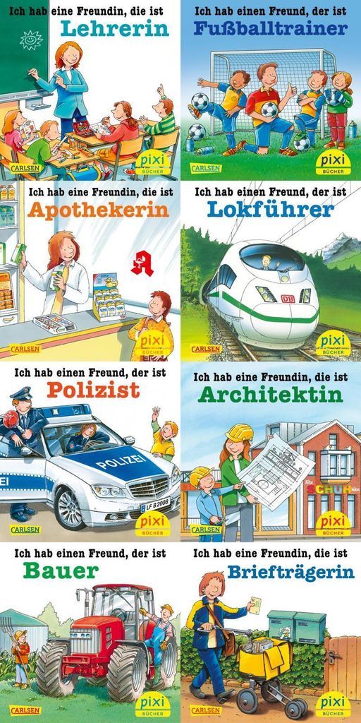Pixi-8er-Set 281: Tolle Berufe bei Pixi (8x1 Exemplar) Produktbild 