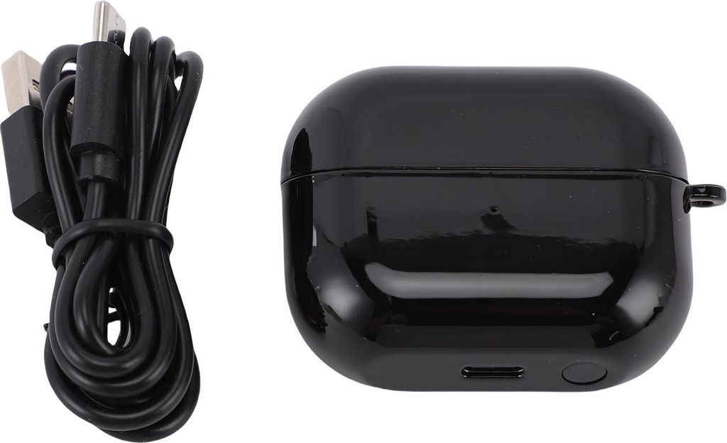 Kopfhörer-Ladehülle, passend für Samsung Galaxy Buds 3 Pro SM-R630, Typ-C-Kabel, Ohrhörer, Bluetooth-Box, Schwarz