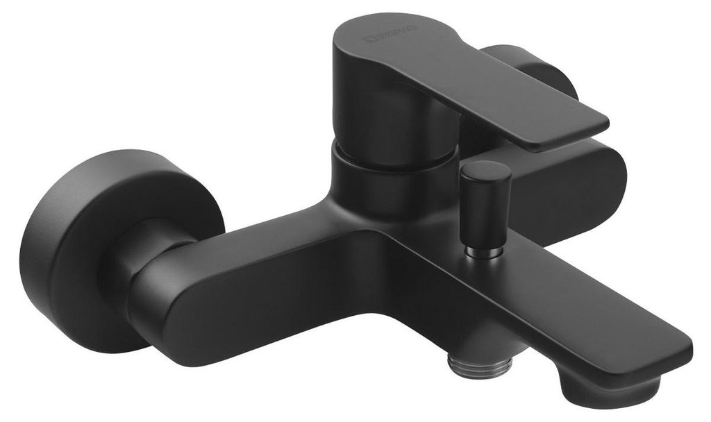 Sapho PAX Wannenarmatur, schwarz matt