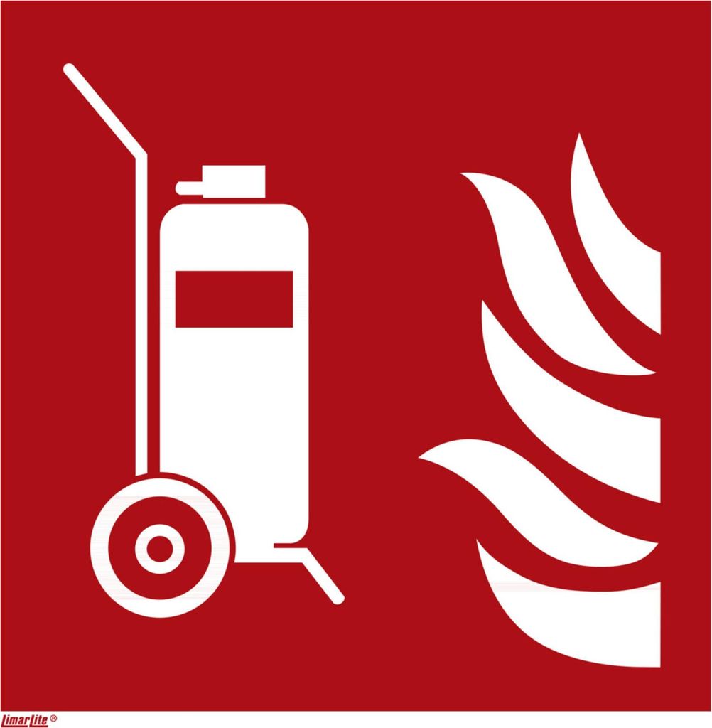 Brandschutzzeichen Fahrbarer Feuerlöscher, Typ: 12150