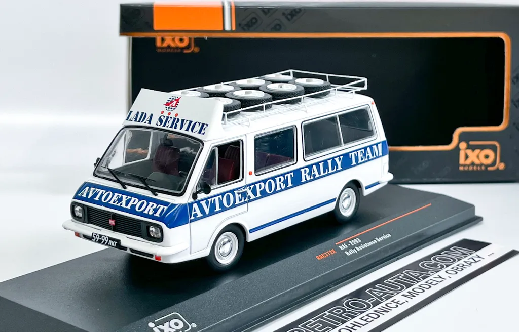 RAF 2203 Latvia Rally IXO 1:43 Trouvez enfin la Miniature Rare Lada