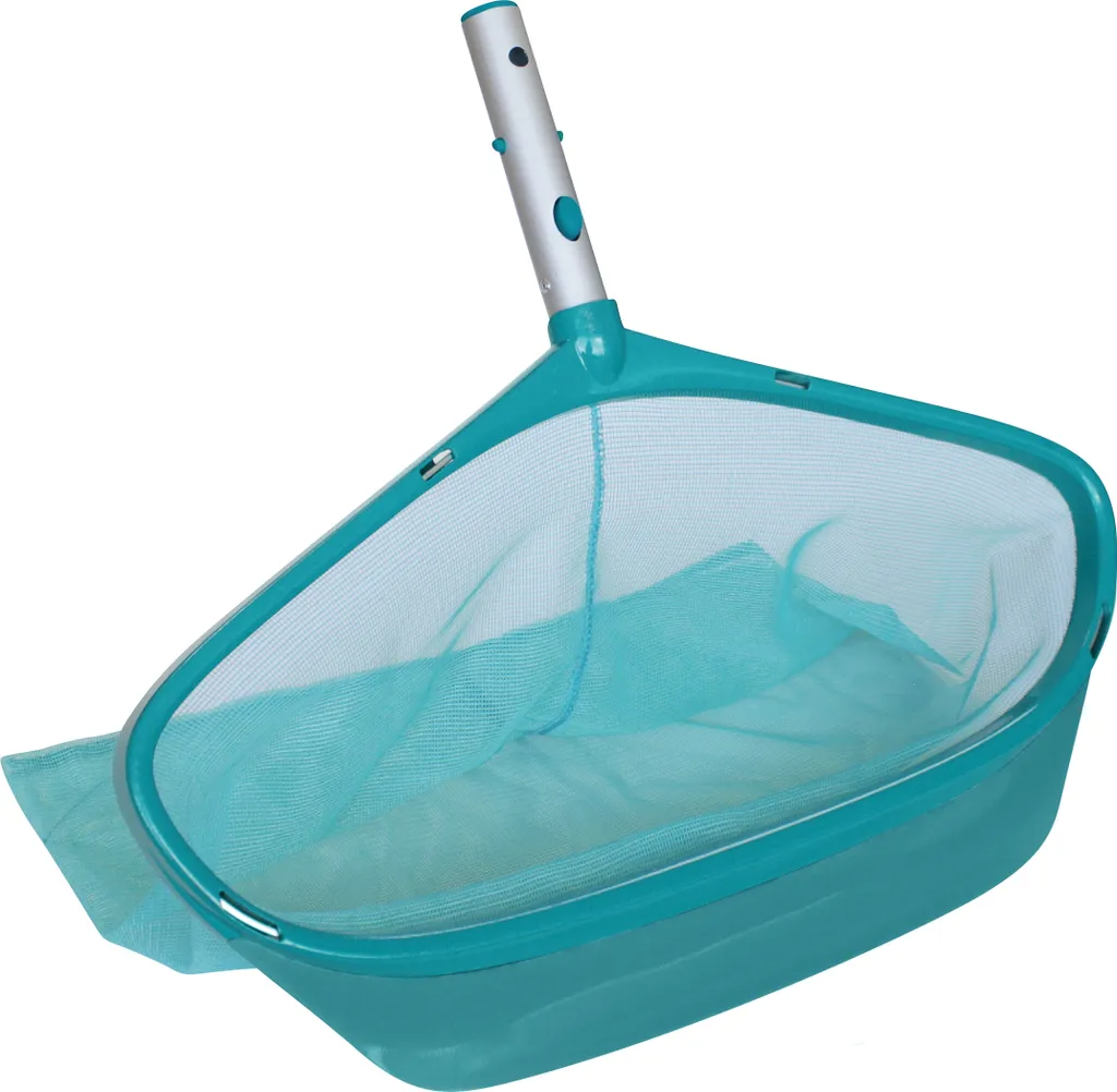 Nettoyer le fond de piscine avec l'épuisette Bayrol aluminium et plastique