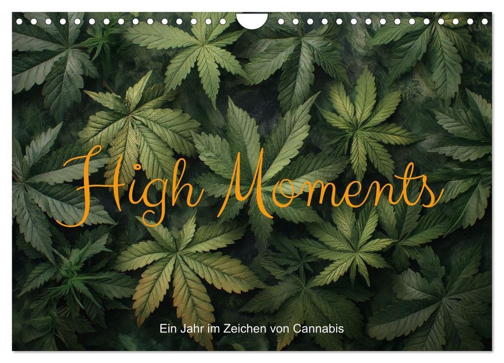High Moments - Ein Jahr im Zeichen von Cannabis (Wandkalender 2027 DIN A4 quer), CALVENDO Monatskalender