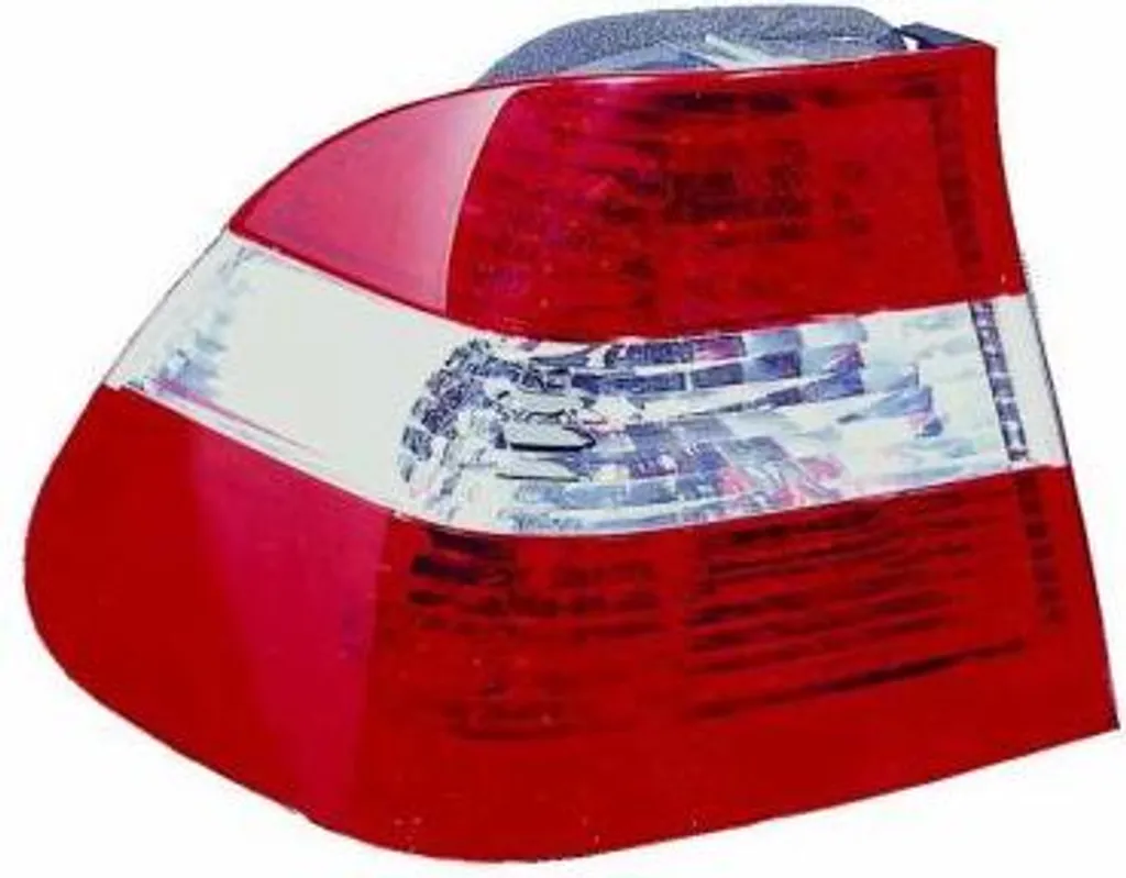 Faro Posteriore BMW E46 Bianco/Rosso ABAKUS 444-1911R-UQ-CR Esterno Dx