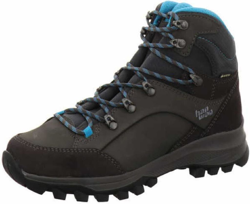 Hanwag Banks Lady Gtx Trekkingschuhe High Damen schwarz blau NEU 36