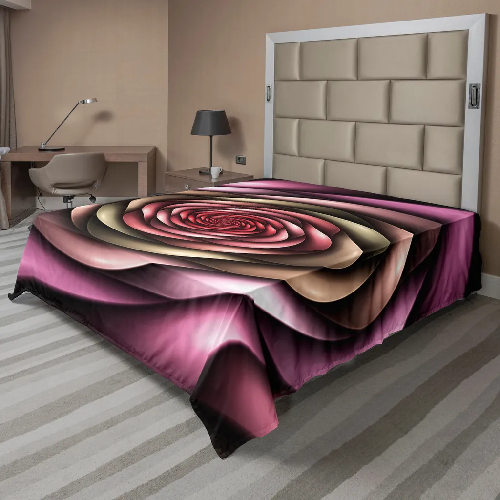Lenzuolo ABAKUHAUS Rose Petals Ali Curve 244x205 | Comfort e Design