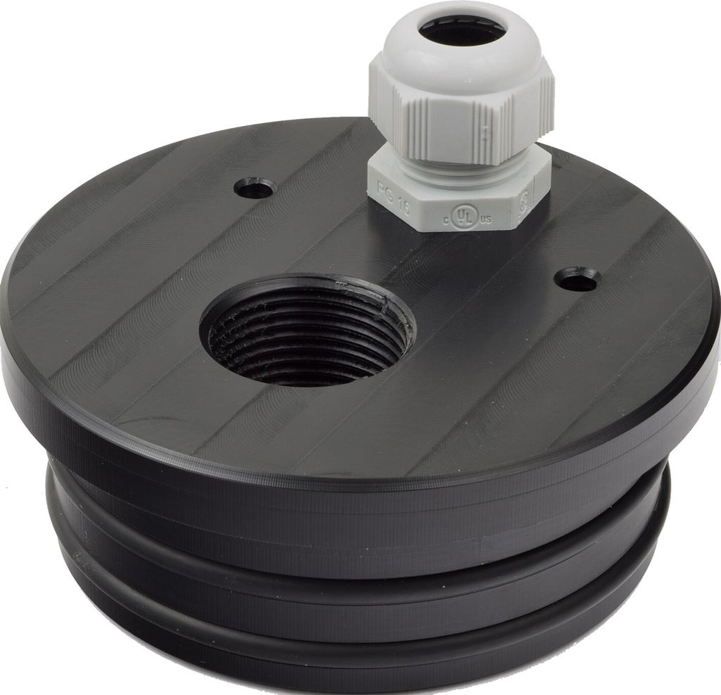 Agora-Tec® Brunnendeckel für 4 Zoll DN 100 Brunnenrohr mit Produktbild 