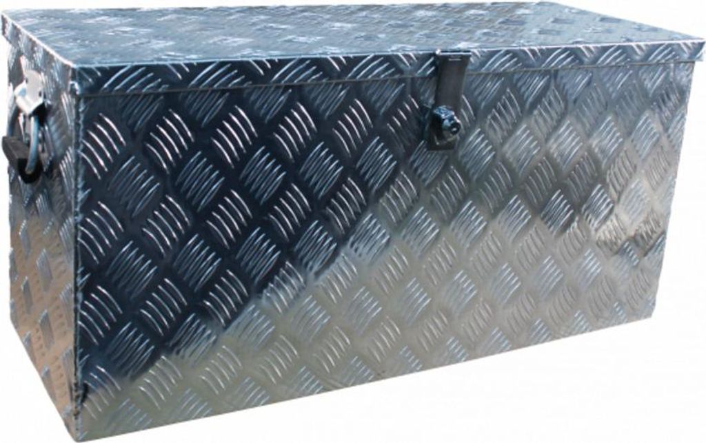 Anhänger-Aufbewahrungsbox aus Aluminium Werkzeugkasten Aluminium 840x310x400