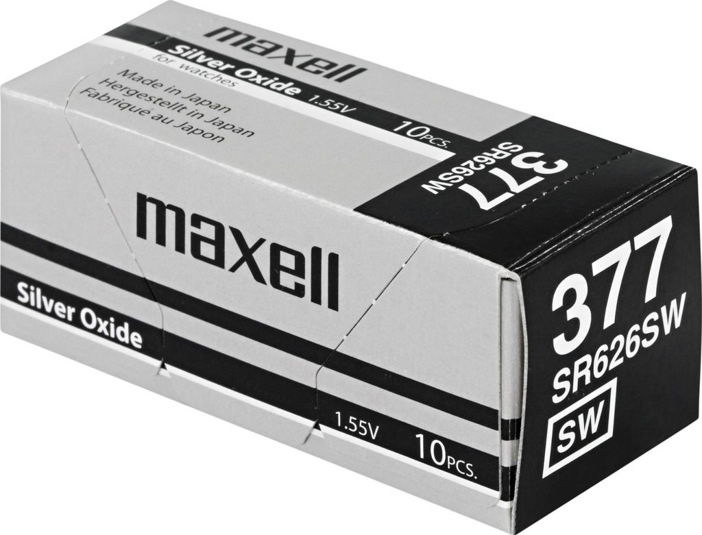 Varta SR626SW SR66 377 Silberoxid Batterie 1,55 V - 5er Verpackung
