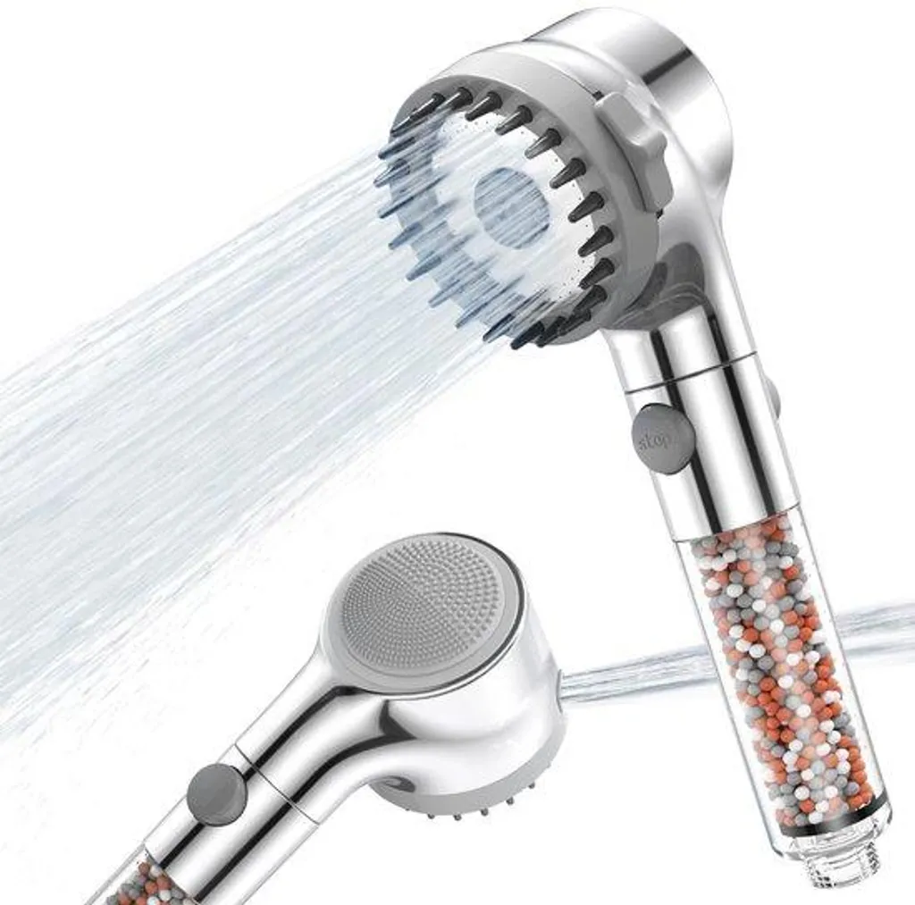 Pomme de douche anti-calcaire : fini la peau sèche et les cheveux ternes