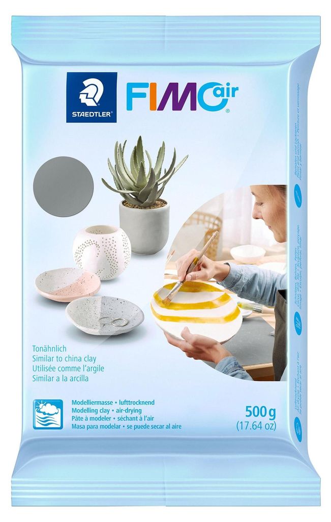 FIMO Mod.masse FimoAir Effect 500g grigio al dettaglio Immagine del prodotto 