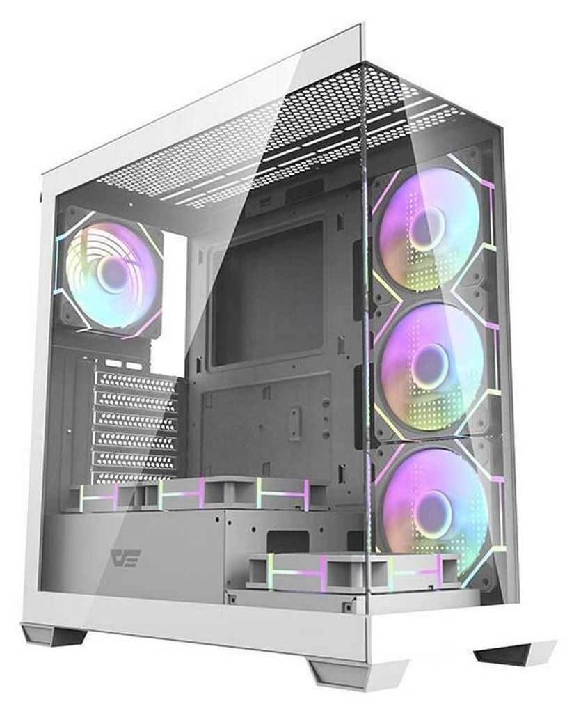 Darkflash Ds900 Computergehäuse (Weiß) + 7 Lüfter Argb Produktbild 