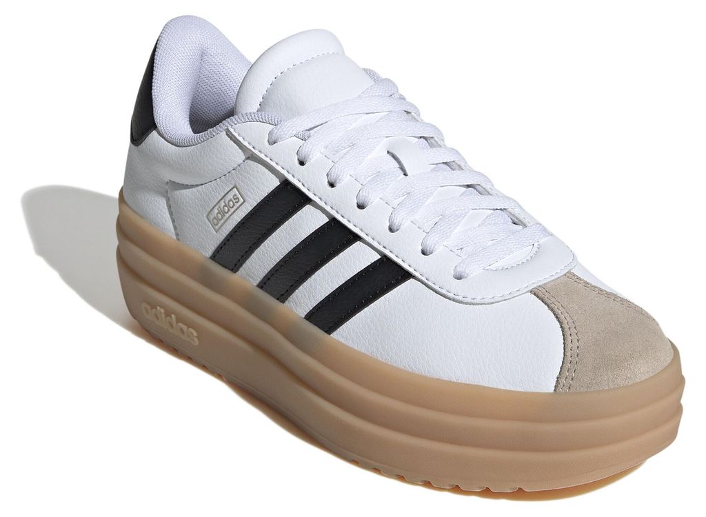 Adidas Jungen Sneaker Vl Court Bold 39948-3.5, 39948-4.5, 39948-5, 39948-6 ADI-JP5074 white/core black/wonder beige 3.5