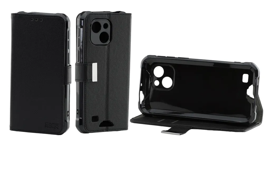 Custodia Professionale Oukitel WP20 Portafoglio caseroxx Nero
