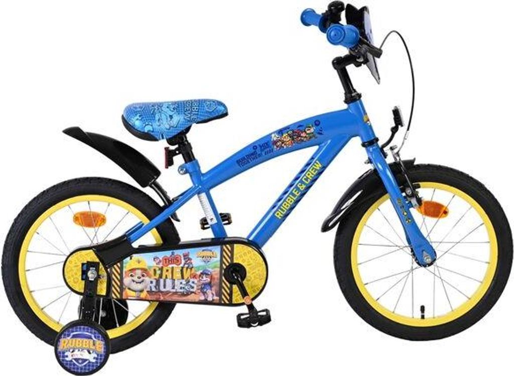 Rubble & Crew Kinderfahrrad - Jungen - 16 Zoll - Blau Produktbild 