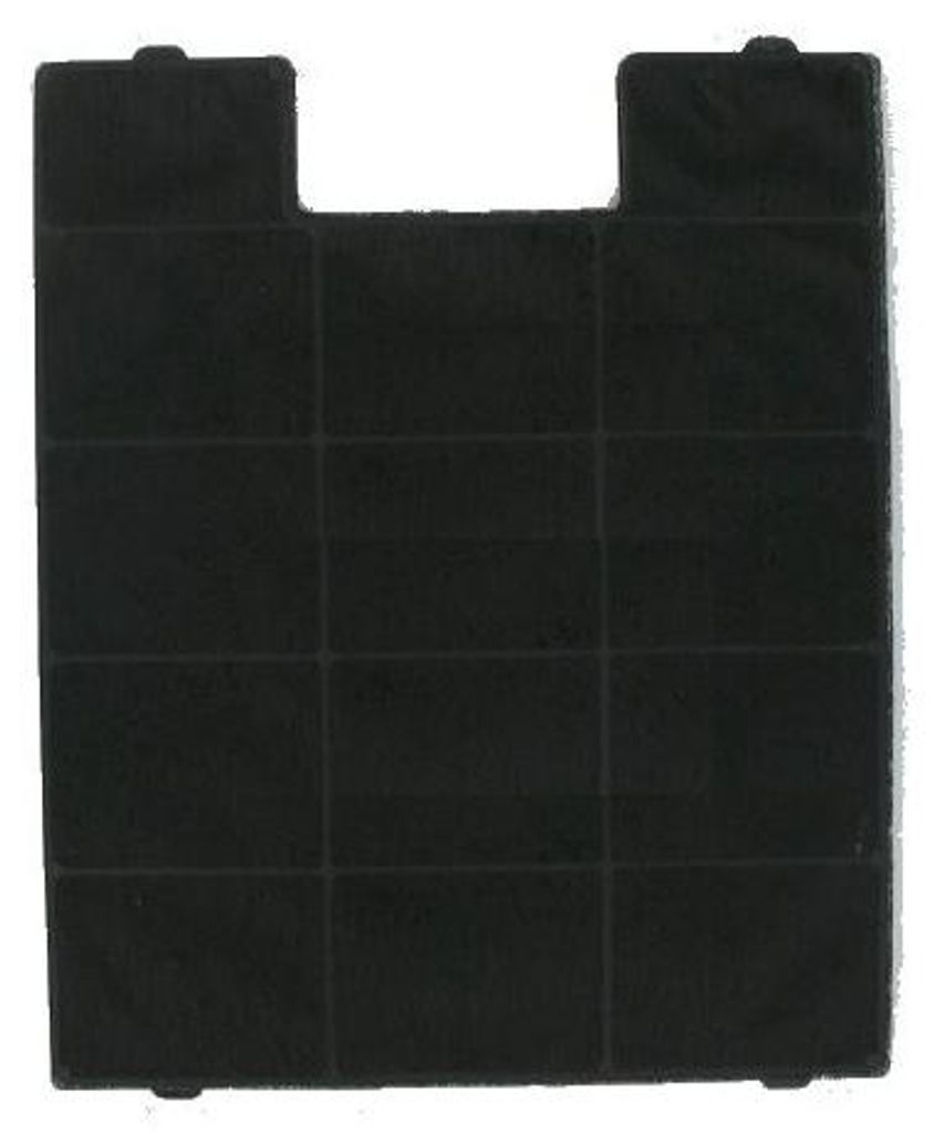 A black carbon filter for an appliance.