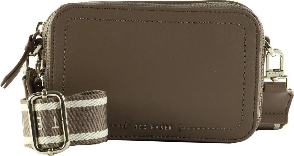 Ted Baker Borsa Camera Linzie Pelle Taupe - Must-Have Accessori Donna