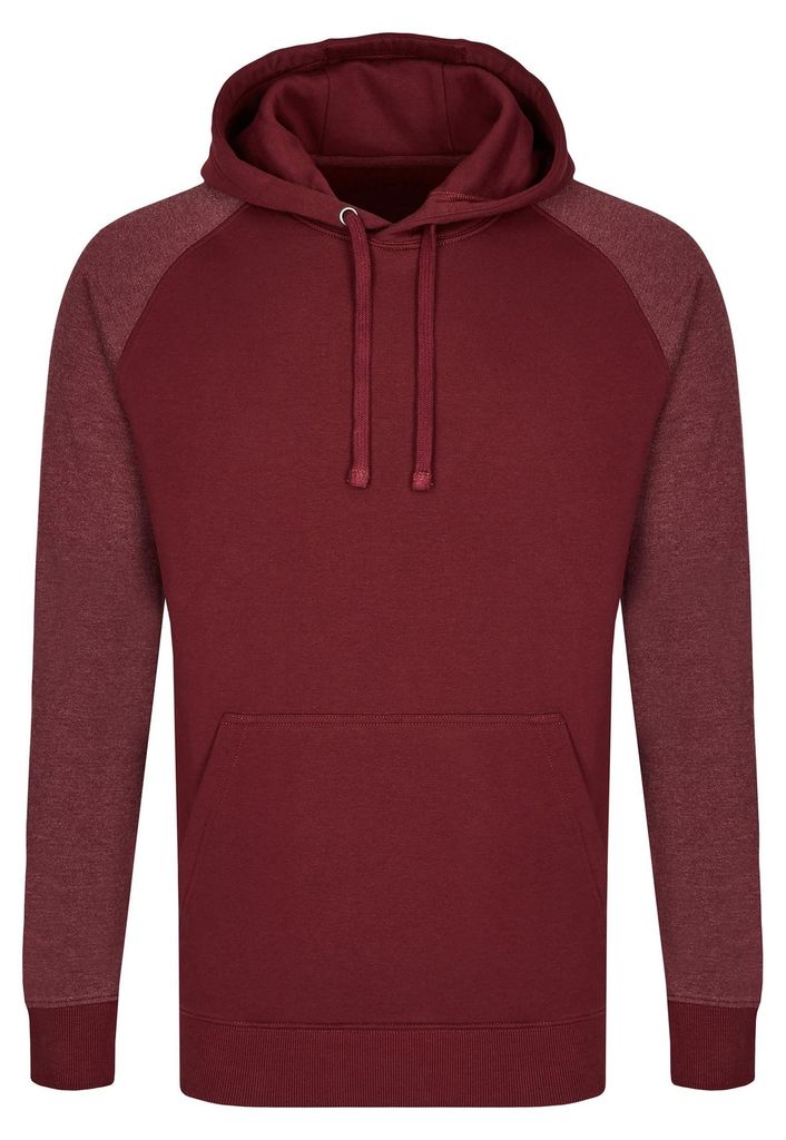Miners Mate - "My Mate" Kapuzenpullover für Herren LT3744 (XXL) (Burgunderrot/Heide Burgund)