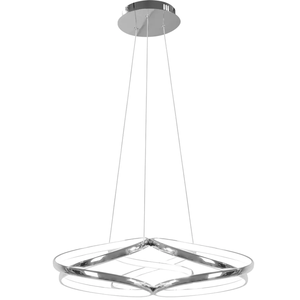 TooLight APP795-CP Flat Chrome: Lampada a Sospensione LED d'Elite - 2