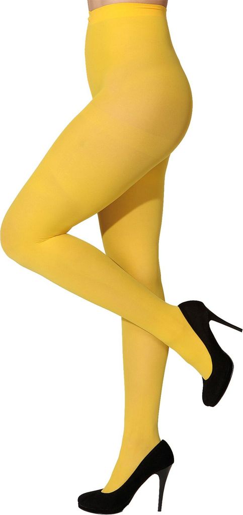 Strumpfhose gelb blickdicht für Damen & Kinder Produktbild 