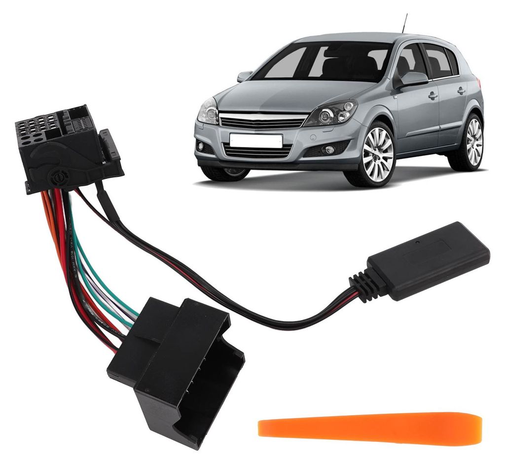 Auto Bluetooth 5.0 Audio Adapter AUX Kabel Kompletter Produktbild 