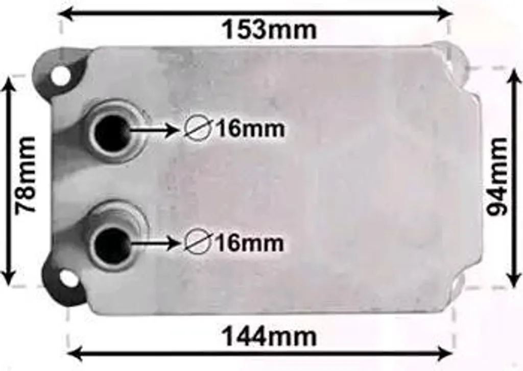 Refroidisseur d'huile moteur VAN WEZEL pour FORD TRANSIT série FD FB FS