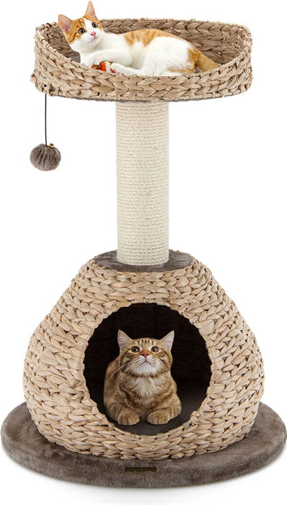 Costway Costway petit arbre à chat avec grotte et sisal Image du produit 