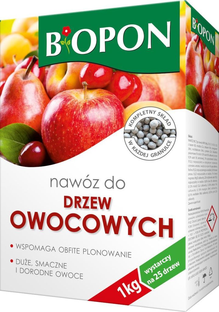 Nawóz do drzew owocowych BIOPON 1KG Zdjęcie produktu 