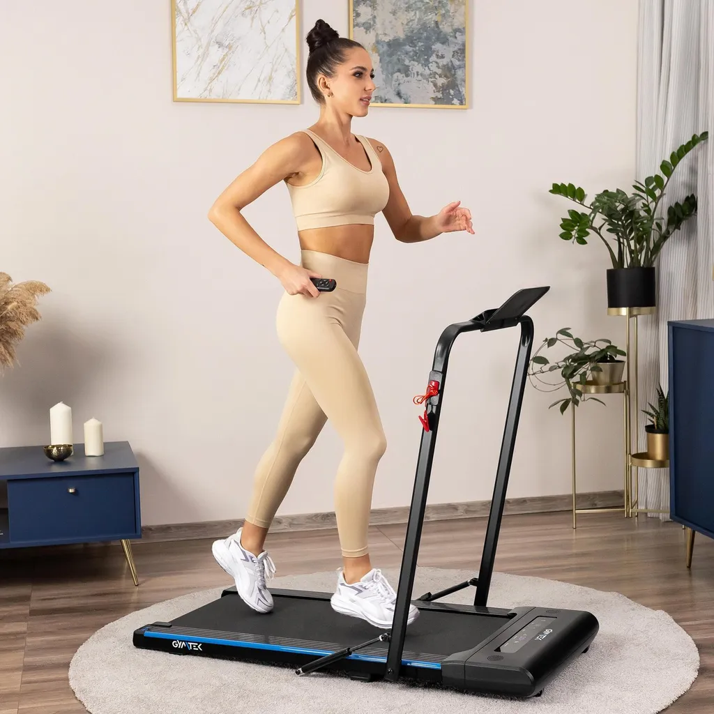 Tapis de course pour la maison pliable avec écran LCD et 6 programmes - 15