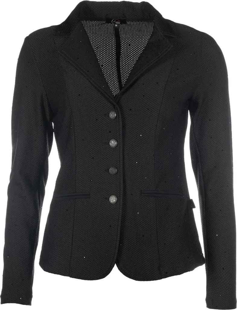 Veste de concours hippique HKM Crystal - Tenue d'équitation de dressage
