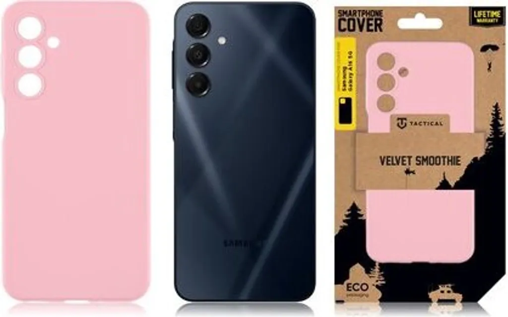 Coque Tactical Velvet Smoothie Rose pour Samsung Galaxy A16 4G et 5G