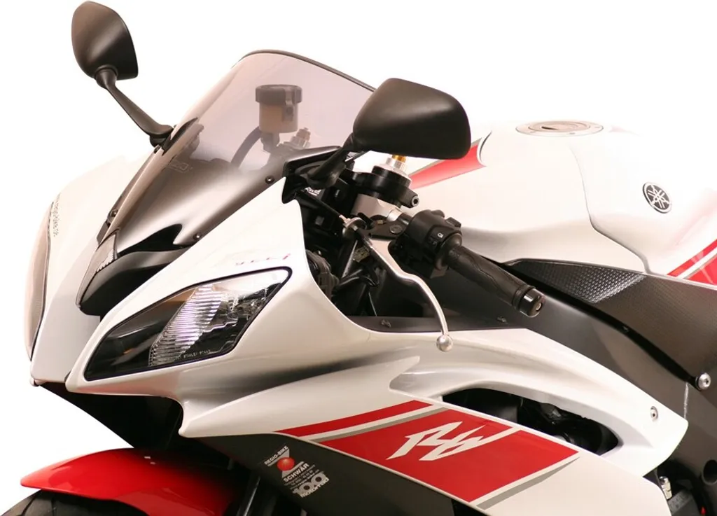 Bulle Noire MRA Yamaha YZF-R6 600 avec Homologation ABE Forme Usine