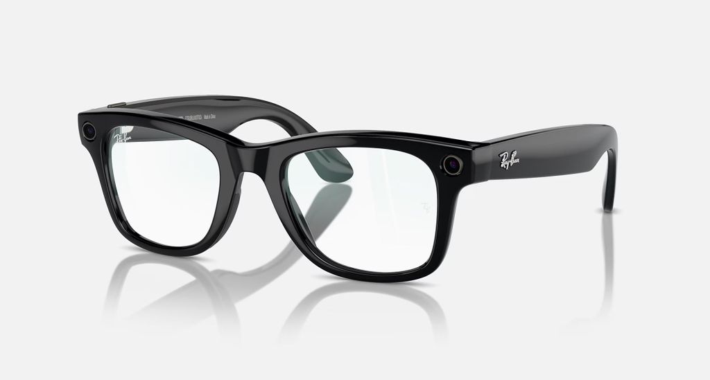 Ray-Ban polarizačné slnečné okuliare Meta Wayfarer, čierne, Obrázok produktu 