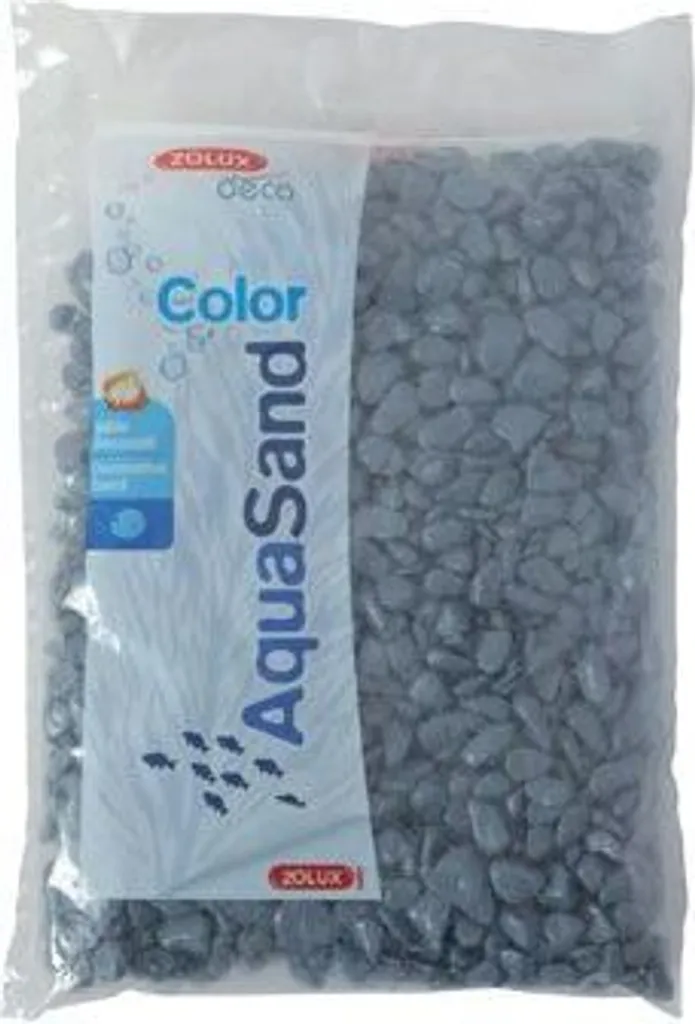Zolux EKAI Ghiaia Grigio 1kg - Fondo Acquario Atossico e Pulito