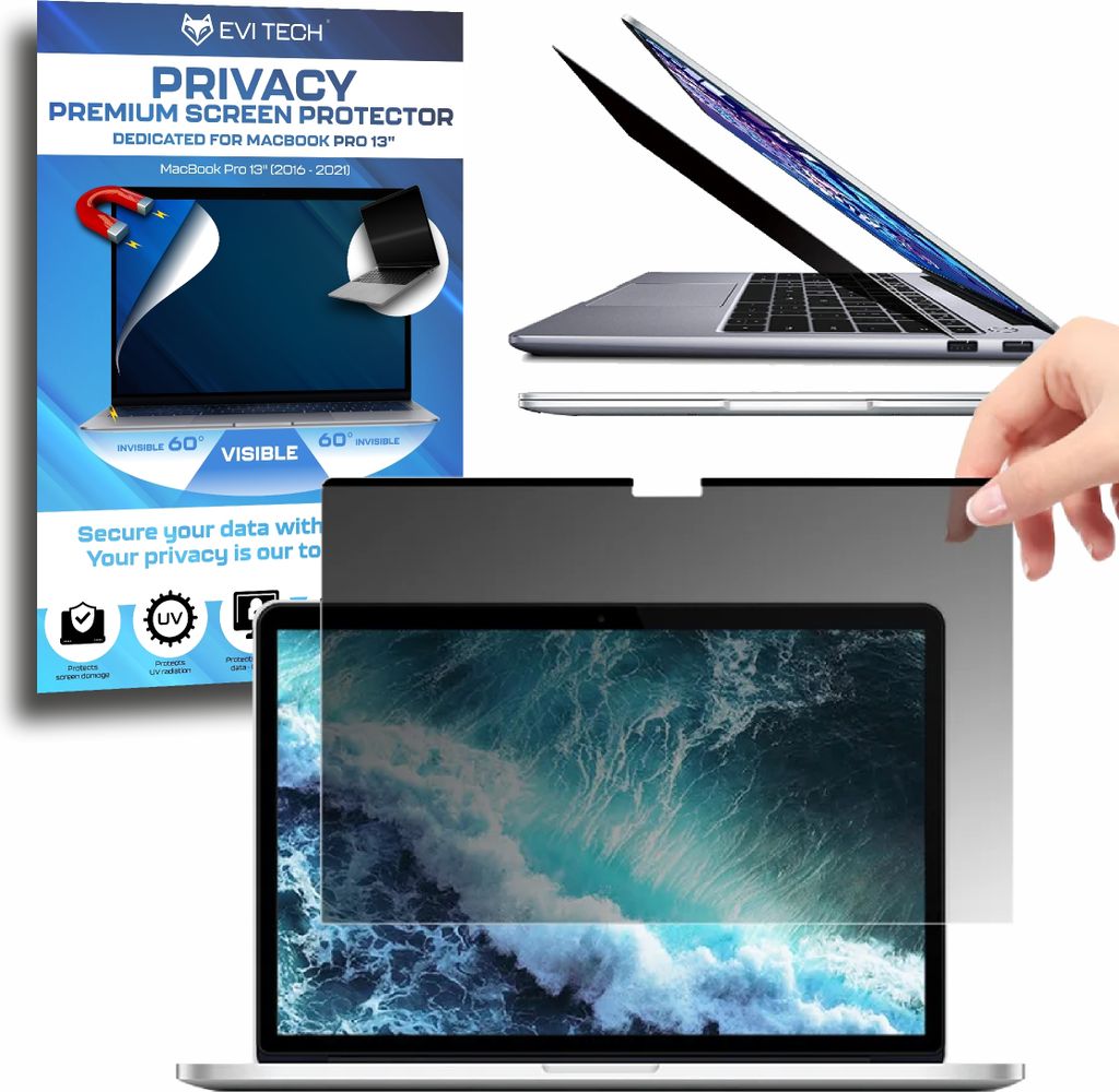 Monitor-Datenschutzfilter - Schutz sensibler Daten für das MacBook Pro, 13"