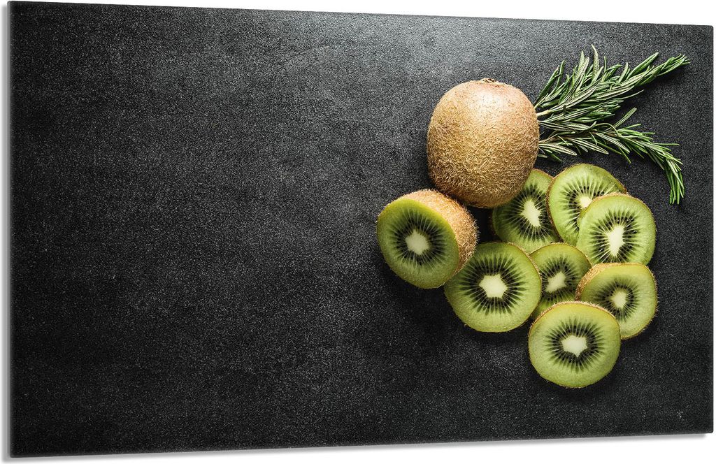 Glas-Herdplattenschutz 80x52 Kiwi