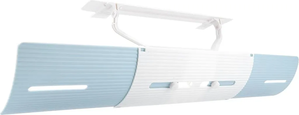 Déflecteur de climatisation rétractable bleu bouclier anti-vent 60-110cm