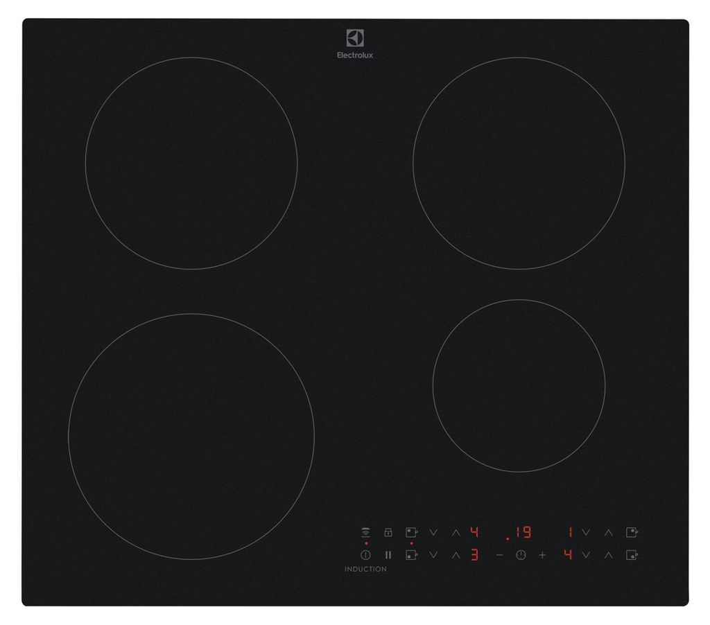 Electrolux EIT60433CT, Czarny, Wbudowany, 60 cm, Płyta Zdjęcie produktu 