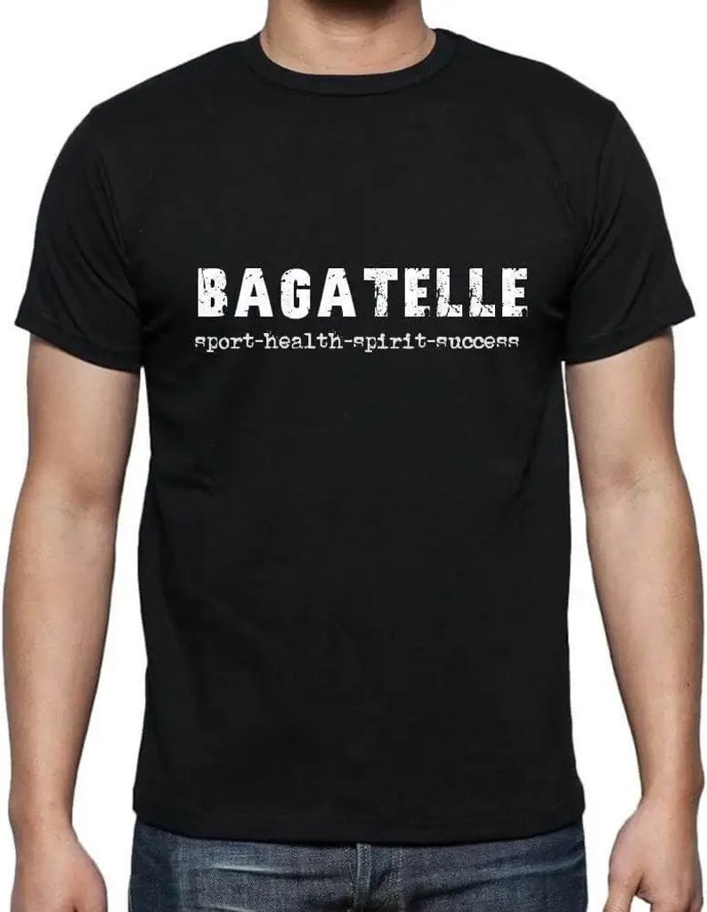 Herren Grafik T-Shirt Bagatelle sport-gesundheit-geist-erfolg – Bagatelle Sport-Health-Spirit-Success – Öko-Verantwortlich Vintage Jahrgang Ku...