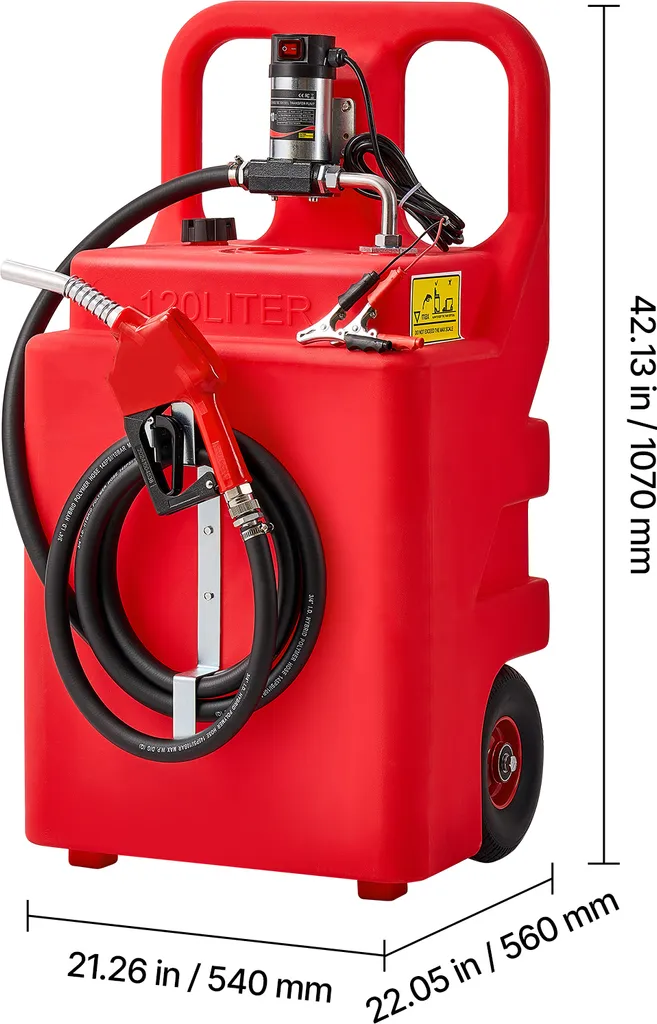 Cuve à carburant portable 121L pour ravitaillement agricole - 8