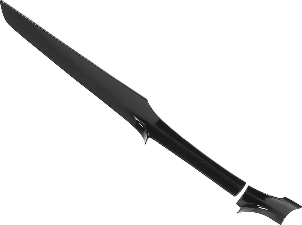 2PCS Mittelkonsole Armaturenbrett Abdeckung Trim Ersatz für MercedesBenz C Klasse W205 2015 + (Schwarz)