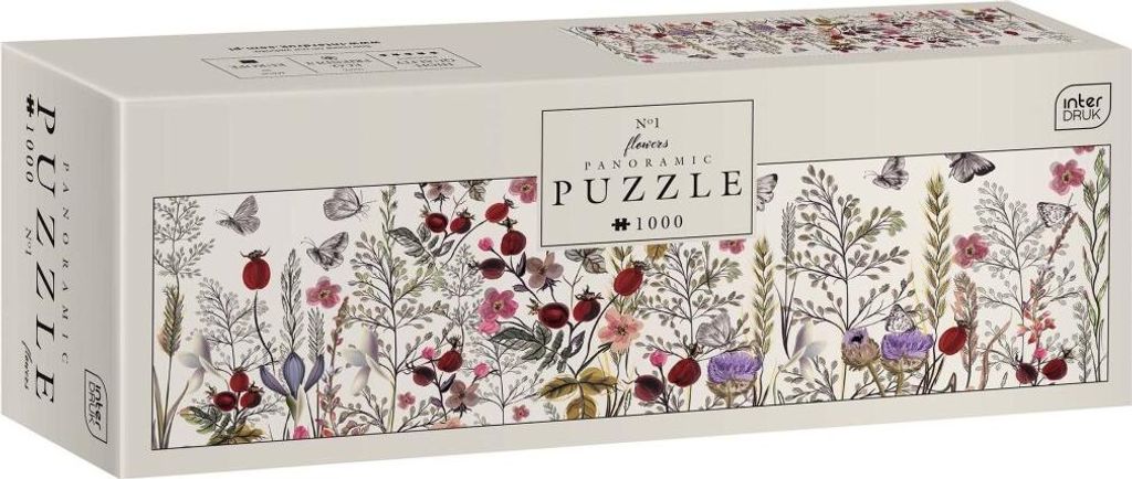 Puzzle panoramique 1000 el. Fleurs 1 Image du produit 
