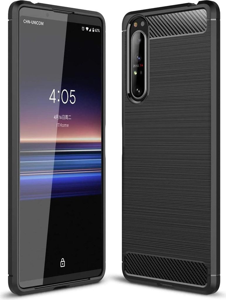 A product shot of a phone case and a phone.