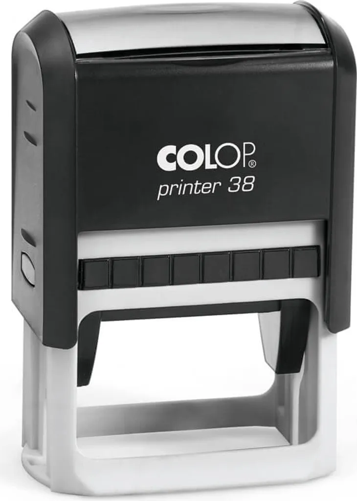 Tampon pour Adresses et Mentions Légales 7 Lignes COLOP Printer 38 Noir
